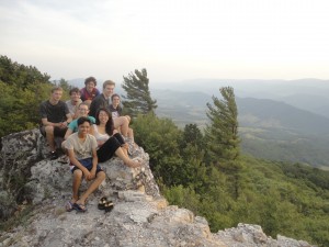 Students at the National Youth Science Camp in 2012