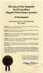 Proclamation - New Hampshire